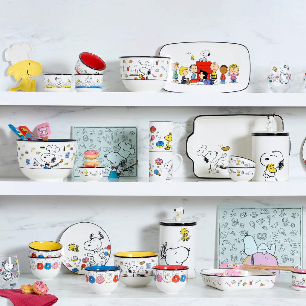 Chef Snoopy Accent Plates - Set of 4