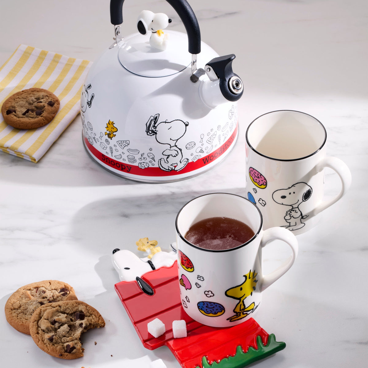 Chef Snoopy Mugs - Set of 4